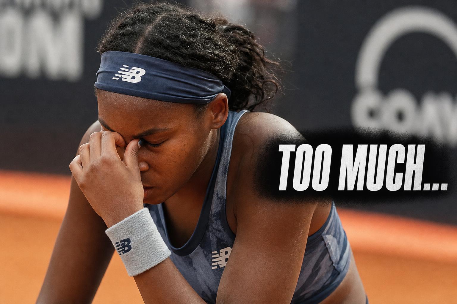 Gauff Survives Rome Scare Again, and Her Nerves Are Still Working Overtime
